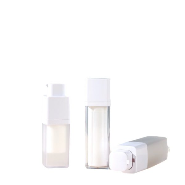White square rotating vacuum flask with inner bottle